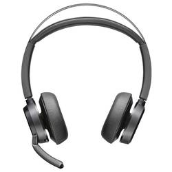 HP Poly Voyager Focus 2 Headset otevřená (On Ear) Bluetooth® stereo černá Potlačení hluku headset Počítače