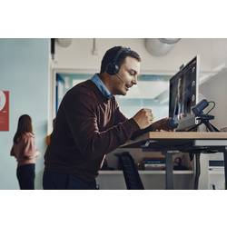 HP Poly Voyager Focus 2 Headset otevřená (On Ear) Bluetooth® stereo černá Potlačení hluku headset Počítače