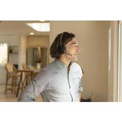 HP Poly Voyager Focus 2 Headset otevřená (On Ear) Bluetooth® stereo černá Potlačení hluku headset Počítače