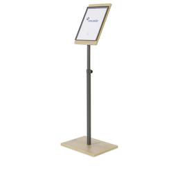 Rocada NAT0705 R070570 informační displej dřevo, dub, antracitová DIN A4 Počet přihrádek 1 1 ks (š x v x h) 400 x 1400 x 300 mm