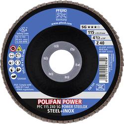 PFERD TOOLS 67784115 Z Sg Power Steelox vějířovitý brusný kotouč Průměr 115 mm Ø otvoru 22.23 mm Zrnitost 40 10 ks