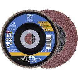 PFERD TOOLS 67749125 A Psf Steelox vějířovitý brusný kotouč Průměr 125 mm Ø otvoru 22.23 mm Zrnitost 120 10 ks