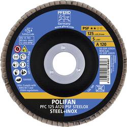 PFERD TOOLS 67749125 A Psf Steelox vějířovitý brusný kotouč Průměr 125 mm Ø otvoru 22.23 mm Zrnitost 120 10 ks