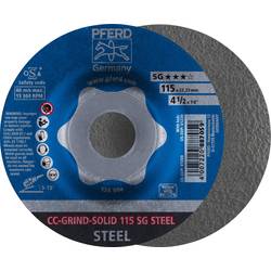 PFERD TOOLS 64185115 Cc-Grind-Solid Sg Steel brusný kotouč Průměr 115 mm 10 ks