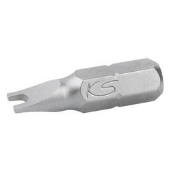 KS Tools 911.3594 9113594 plochý bit s drážkou Pohon (šroubovák): 1/4 (6,3 mm) Typ zakončení: Spanner (se 2 otvory) 12 mm 25 mm