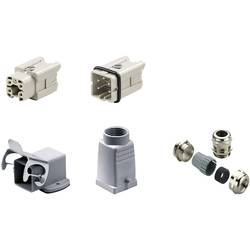 RockStar&reg; HDC kits-Heavy Duty Connectors, Kit, HA, Size: 1, Poles: 4, Screw connection, 250 V, 22 A, metric
