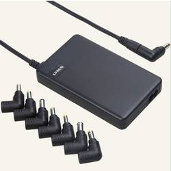 LVSUN Ultra Slim USB nabíjecí hub, 1x USB A , DC zástrčka 3.5 mm, 90 W, černá