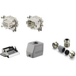 RockStar® HDC kits-Heavy Duty Connectors, Kit, HE, Size: 3, Poles: 1, Screw connection, 500 V, 24 A, diecast aluminium, PG