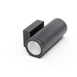 Deko Light Mobby II Double Mobby II Nástěnné svítidlo pevně vestavěné LED Energetická třída (EEK2021): G (A - G) 19.90 W LED černošedá
