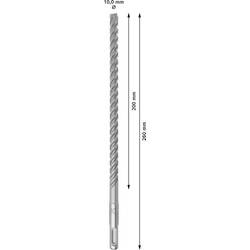 Bosch Accessories 2608833904 2608833904 wolfram-karbid příklepový vrták 10 mm SDS plus 10 ks