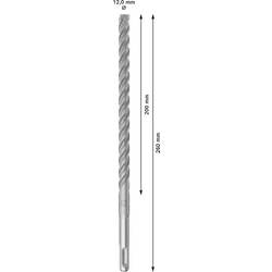 Bosch Accessories 2608833907 2608833907 wolfram-karbid příklepový vrták 12 mm SDS plus 10 ks