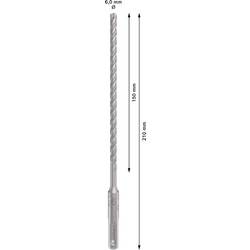 Bosch Accessories 2608833779 2608833779 wolfram-karbid příklepový vrták 6 mm Celková délka 210 mm SDS plus 1 ks