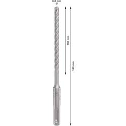 Bosch Accessories 2608833778 2608833778 wolfram-karbid příklepový vrták 6 mm Celková délka 160 mm SDS plus 1 ks