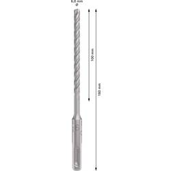 Bosch Accessories 2608833778 2608833778 wolfram-karbid příklepový vrták 6 mm Celková délka 160 mm SDS plus 1 ks