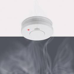 Smartwares RM250 detektor kouře vč. baterie s životností 5 let na baterii (Ø x v) 100 mm x 35 mm