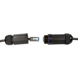 LogiLink CQ7063S RJ45 síťové kabely, propojovací kabely CAT 6A S/FTP 3.00 m černá stíněný, odolné proti UV záření, odolné proti oleji 1 ks