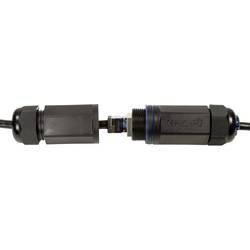 LogiLink CQ7063S RJ45 síťové kabely, propojovací kabely CAT 6A S/FTP 3.00 m černá stíněný, odolné proti UV záření, odolné proti oleji 1 ks