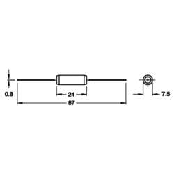Fastron MESC-150M-01 MESC-150M-01 cívka axiální MESC 15 µH 0.198 Ω 2 A 1 ks