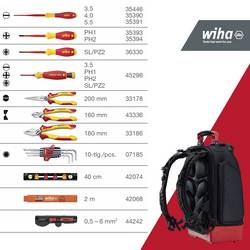 Wiha 45528 Batoh s nářadím, 27dílná, (d x š x v) 385 x 260 x 530 mm