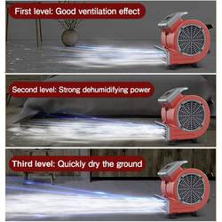 Floor dryer odvlhčovač vzduchu, JNC2-X, 100 W, červená