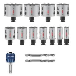 Bosch Accessories 2608594426 2608594426 sada děrovacích pil 20 mm, 22 mm, 25 mm, 32 mm, 35 mm, 40 mm, 44 mm, 51 mm, 60 mm, 68 mm, 76 mm 1 ks