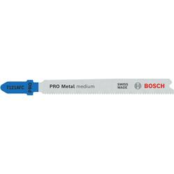 Bosch Accessories 2608655108 List přímočaré pily NA kov T121AFC, 92 mm, 100 ks.“; a „Tel.“ pilové listy NA T121 100 ks