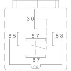 Zettler Electronics AZ979-1C-12D AZ979-1C-12D relé motorového vozidla , 840 W, 60 A