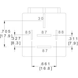 Zettler Electronics AZ979-1C-12D AZ979-1C-12D relé motorového vozidla , 840 W, 60 A
