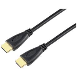 SpeaKa Professional HDMI kabel Zástrčka HDMI-A, Zástrčka HDMI-A 5.00 m černá SP-10133292 4K UHD, Audio Return Channel HDMI kabel