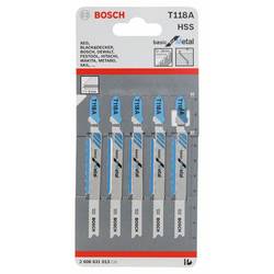 Bosch Accessories 2608631013 Pilový plátek do kmitací pily T 118 A - Basic for Metal 5 ks