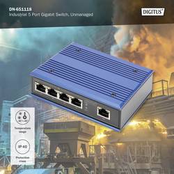Digitus DN-651118 DN-651118 průmyslový ethernetový switch 5 portů 10 / 100 / 1000 MBit/s