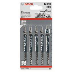 Bosch Accessories 2608630058 Pilový plátek do kmitací pily T 244 D - Speed for Wood 5 ks