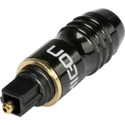 Hicon HI-TL01 Toslink konektor zástrčka, rovná Pólů: 1 černá 1 ks Piece