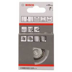Bosch Accessories Kotoučový kartáč - 30 mm, 0,3 mm, 6 mm Bosch Power Tools Ø dříku 6 mm 2608622119 1 ks
