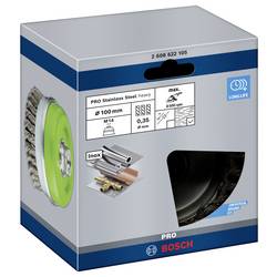 Bosch Accessories Hrncový kartáč, nerezový - 100 mm, 0,35 mm, M14 2608622105 2608622105 1 ks