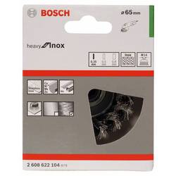 Bosch Accessories Hrncový kartáč, nerezový - 65 mm, 0,35 mm, M14 2608622104 2608622104 1 ks