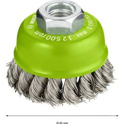 Bosch Accessories Hrncový kartáč, nerezový - 65 mm, 0,35 mm, M14 2608622104 2608622104 1 ks