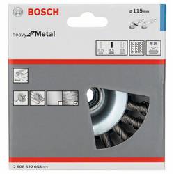 Bosch Accessories Kuželový kartáč - 115 mm, 0,5 mm, M14 2608622058 2608622058 1 ks