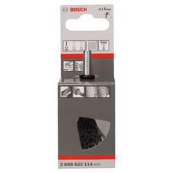 Bosch Accessories Štětcový kartáč - 15 mm, 0,2 mm Bosch Power Tools Ø dříku 6 mm 2608622114 1 ks