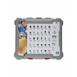 Sada fréz, 6 mm dřík, 30 ks Bosch Accessories 2607017474