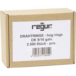 Regur 60724 Drátové kroužky 2500 ks Rozměry (d x š) 16 mm x 8 mm
