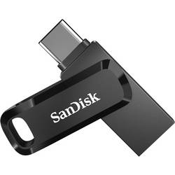 SanDisk Ultra Dual Drive Go USB paměť pro smartphony/tablety černá 256 GB USB 3.2 (Gen 1x1) , USB-C®