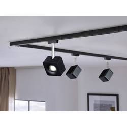 Paulmann Cube svítidla do lištových systémů (230 V) URail pevně vestavěné LED 8 W LED černá (matná), chrom