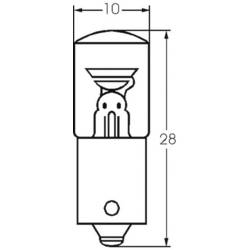 Barthelme 00022030 doutnavka 115 V BA9s čirá 1 ks