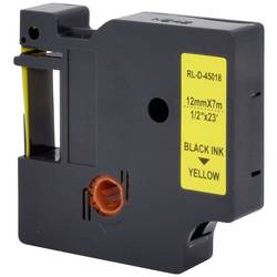 Renkforce RF-LT-D45018 kompatibilní náhradní DYMO D1 - 45018 12 mm Barva pásky: žlutá Barva písma: černá 7 m
