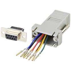 TRU COMPONENTS D-SUB adaptér D-SUB zásuvka 9pólová - RJ45 zásuvka 1 ks