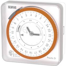 Suevia Practic D časovač do předního panelu, SU251032, analogový, 1 x přepínač, 3680 W