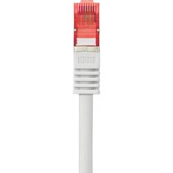 Renkforce RF-4724268 RJ45 síťové kabely, propojovací kabely CAT 6 S/FTP 10.00 m šedá s ochranou, pozlacené kontakty, samozhášecí 1 ks