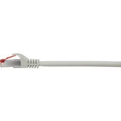 Renkforce RF-4724286 RJ45 síťové kabely, propojovací kabely CAT 6 S/FTP 30.00 m šedá s ochranou, pozlacené kontakty, samozhášecí 1 ks