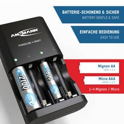 Ansmann Powerline 4 Smart nabíječka akumulátorů NiCd, NiMH AAA, AA